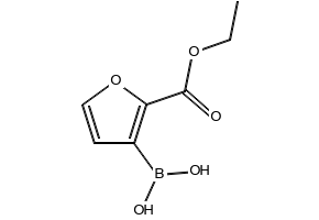 (2-(ETHOXYCARBONYL)FURAN-3-YL)BORONIC ACID structure, CAS 1150114-62-7