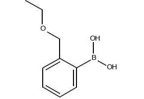 (2-(ETHOXYMETHYL)PHENYL)BORONIC ACID structure, CAS 871329-56-5