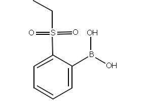 (2-(ETHYLSULFONYL)PHENYL)BORONIC ACID structure, CAS 1042443-60-6