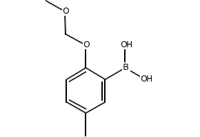(2-(METHOXYMETHOXY)-5-METHYLPHENYL)BORONIC ACID structure, CAS 478685-71-1