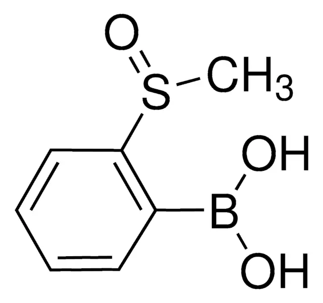 (2-(METHYLSULFINYL)PHENYL)BORONIC ACID structure, CAS 850567-97-4