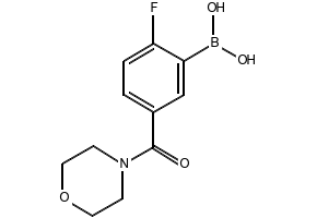 (2-(MORPHOLINE-4-CARBONYL)PHENYL)BORONIC ACID structure, CAS 874219-17-7