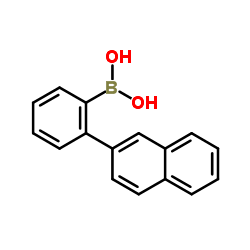 (2-(NAPHTHALEN-2-YL)PHENYL)BORONIC ACID structure, CAS 1061350-97-7