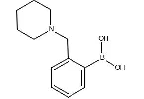 (2-(PIPERIDIN-1-YLMETHYL)PHENYL)BORONIC ACID structure, CAS 878289-33-9