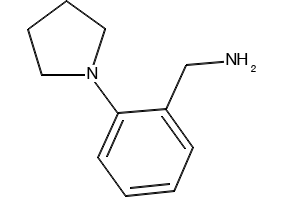 (2-(PYRROLIDIN-1-YL)PHENYL)METHANAMINE structure, CAS 72752-53-5