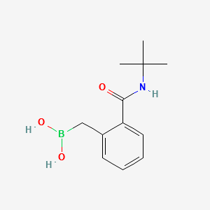(2-(TERT-BUTYLCARBAMOYL)BENZYL)BORONIC ACID structure, CAS 1256345-93-3