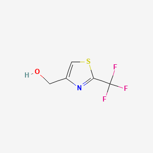 (2-(TRIFLUOROMETHYL)THIAZOL-4-YL)METHANOL structure, CAS 133046-47-6