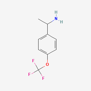 (2-[4-(TRIFLUOROMETHOXY)PHENYL]ETHYL)AMINE structure, CAS 123195-23-3