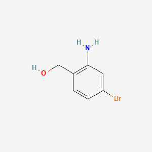(2-AMINO-4-BROMOPHENYL)METHANOL structure, CAS 946122-05-0