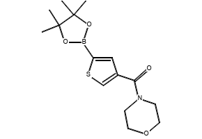 (2-AMINO-5-ISOPROPYLTHIOPHEN-3-YL)(MORPHOLINO)METHANONE structure, CAS 588714-50-5