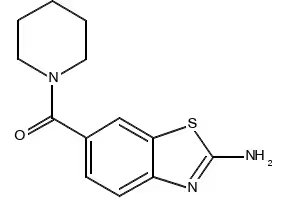 (2-AMINOBENZO[D]THIAZOL-6-YL)(PIPERIDIN-1-YL)METHANONE structure, CAS 351518-88-2