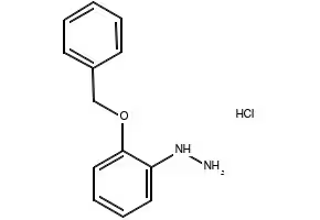 (2-BENZYLOXYPHENYL)HYDRAZINE HYDROCHLORIDE structure, CAS 34288-06-7