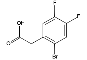 (2-BROMO-4,5-DIFLUOROPHENYL)BORONIC ACID structure, CAS 849062-34-6