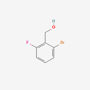(2-BROMO-6-FLUOROPHENYL)METHANOL structure, CAS 261723-33-5