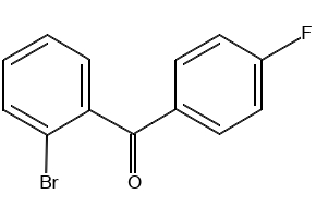 (2-BROMOPHENYL)(4-FLUOROPHENYL)METHANONE structure, CAS 573-46-6