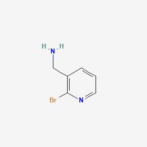 (2-BROMOPYRIDIN-3-YL)METHANAMINE structure, CAS 205744-15-6