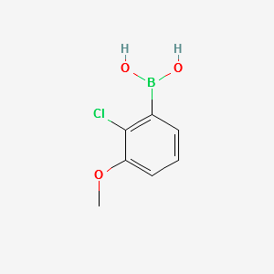 (2-CHLORO-3-METHOXYPHENYL)BORONIC ACID structure, CAS 854778-30-6