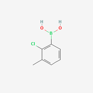 (2-CHLORO-3-METHYLPHENYL)BORONIC ACID structure, CAS 915070-53-0