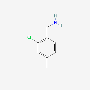(2-CHLORO-4-METHYLPHENYL)METHANAMINE structure, CAS 69957-96-6