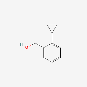 (2-CYCLOPROPYLPHENYL)METHANOL structure, CAS 118184-68-2
