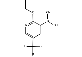 (2-ETHOXY-5-(TRIFLUOROMETHYL)PYRIDIN-3-YL)BORONIC ACID structure, CAS 1218790-66-9