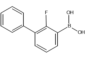 (2-FLUORO-[1,1'-BIPHENYL]-3-YL)BORONIC ACID structure, CAS 1218790-57-8