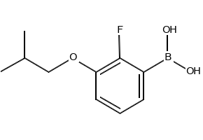(2-FLUORO-3-ISOBUTOXYPHENYL)BORONIC ACID structure, CAS 1217500-66-7