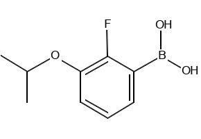 (2-FLUORO-3-ISOPROPOXYPHENYL)BORONIC ACID structure, CAS 855230-63-6