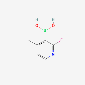 (2-FLUORO-4-METHYLPYRIDIN-3-YL)BORONIC ACID structure, CAS 1029654-30-5