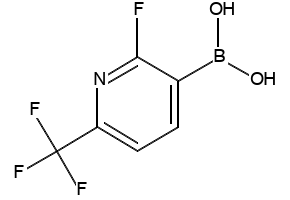 (2-FLUORO-6-(TRIFLUOROMETHYL)PYRIDIN-3-YL)BORONIC ACID structure, CAS 1150114-63-8