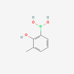 (2-HYDROXY-3-METHYLPHENYL)BORONIC ACID structure, CAS 259209-22-8