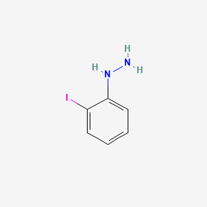 (2-IODOPHENYL)HYDRAZINE structure, CAS 50914-15-3