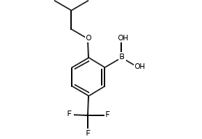 (2-ISOBUTOXY-5-(TRIFLUOROMETHYL)PHENYL)BORONIC ACID structure, CAS 1256345-99-9