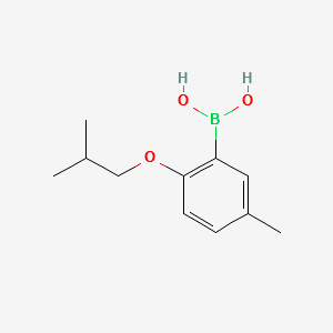 (2-ISOBUTOXY-5-METHYLPHENYL)BORONIC ACID structure, CAS 870778-94-2