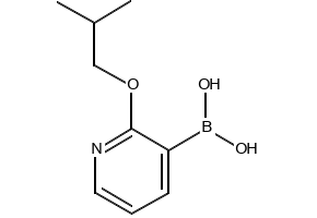 (2-ISOBUTOXYPYRIDIN-3-YL)BORONIC ACID structure, CAS 1218790-95-4