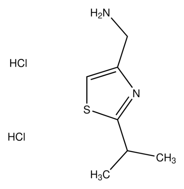 (2-ISOPROPYLTHIAZOL-4-YL)METHANAMINE DIHYDROCHLORIDE structure, CAS 1171981-10-4