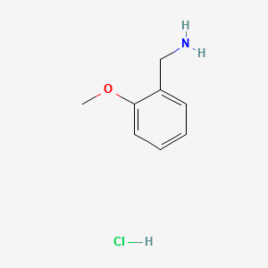 (2-METHOXYPHENYL)METHANAMINE HYDROCHLORIDE structure, CAS 42365-52-6