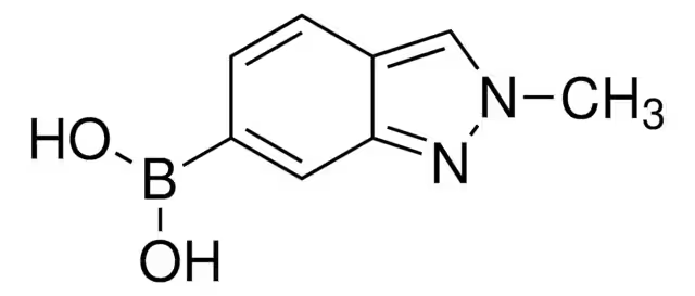 (2-METHYL-2H-INDAZOL-6-YL)BORONIC ACID structure, CAS 1001907-57-8