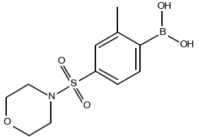 (2-METHYL-4-(MORPHOLINOSULFONYL)PHENYL)BORONIC ACID structure, CAS 1217501-53-5