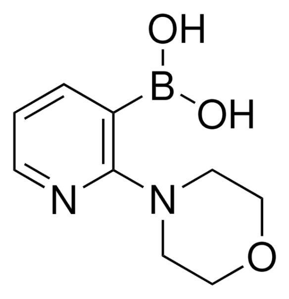 (2-MORPHOLINOPYRIDIN-3-YL)BORONIC ACID structure, CAS 1218790-86-3