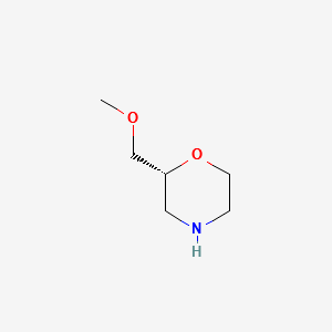 (2R)-2-(METHOXYMETHYL)MORPHOLINE structure, CAS 157791-21-4