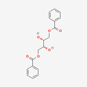 (2R,3R)-2,3-DIHYDROXYBUTANE-1,4-DIYL DIBENZOATE structure, CAS 176590-77-5