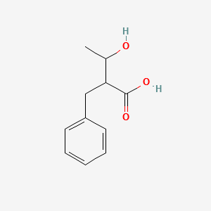(2R,3R)-2-BENZYL-3-HYDROXYBUTANOIC ACID structure, CAS 107289-17-8