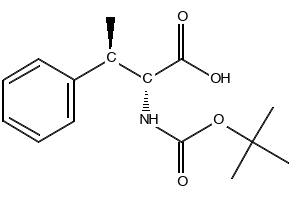 (2R,3R)-3-((TERT-BUTOXYCARBONYL)AMINO)-2-HYDROXY-4-PHENYLBUTANOIC ACID structure, CAS 116661-86-0