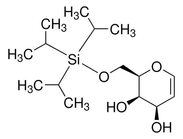 (2R,3R,4R)-2-(((TRIISOPROPYLSILYL)OXY)METHYL)-3,4-DIHYDRO-2H-PYRAN-3,4-DIOL structure, CAS 166021-01-8