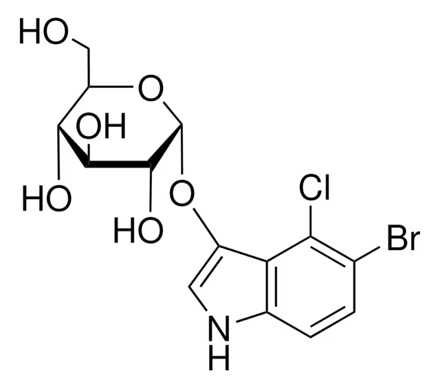 (2R,3R,4S,5S,6R)-2-((5-BROMO-4-CHLORO-1H-INDOL-3-YL)OXY)-6-(HYDROXYMETHYL)TETRAHYDRO-2H-PYRAN-3,4,5-TRIOL structure, CAS 108789-36-2