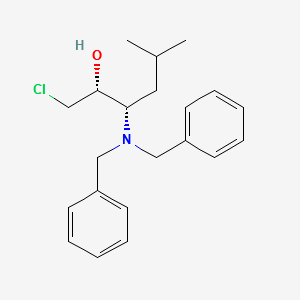 (2R,3S)-1-CHLORO-3-(DIBENZYLAMINO)-5-METHYLHEXAN-2-OL structure, CAS 171815-92-2
