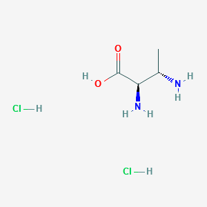 (2R,3S)-2,3-DIAMINOBUTANOIC ACID DIHYDROCHLORIDE structure, CAS 648922-13-8