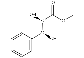 (2R,3S)-METHYL 2,3-DIHYDROXY-3-PHENYLPROPANOATE structure, CAS 122743-18-4