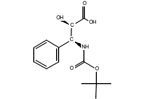(2R,3S)-N-BOC-3-PHENYLISOSERINE structure, CAS 145514-62-1